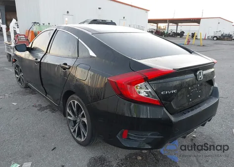 2019 Honda Civic Sport из США, поврежденный, VIN 2HGFC2F84KH575938